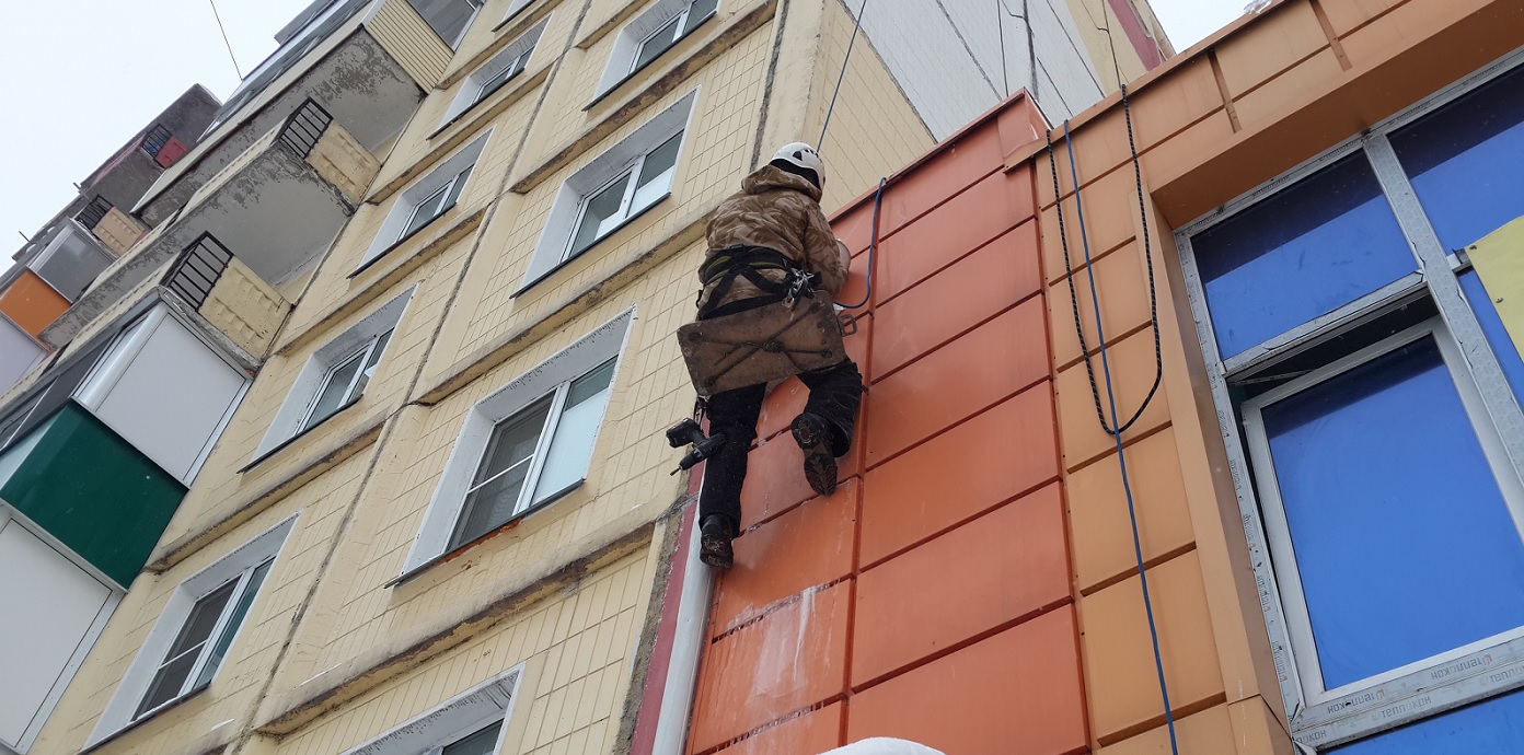Услуги промышленных альпинистов для высотных работ в Тверской области