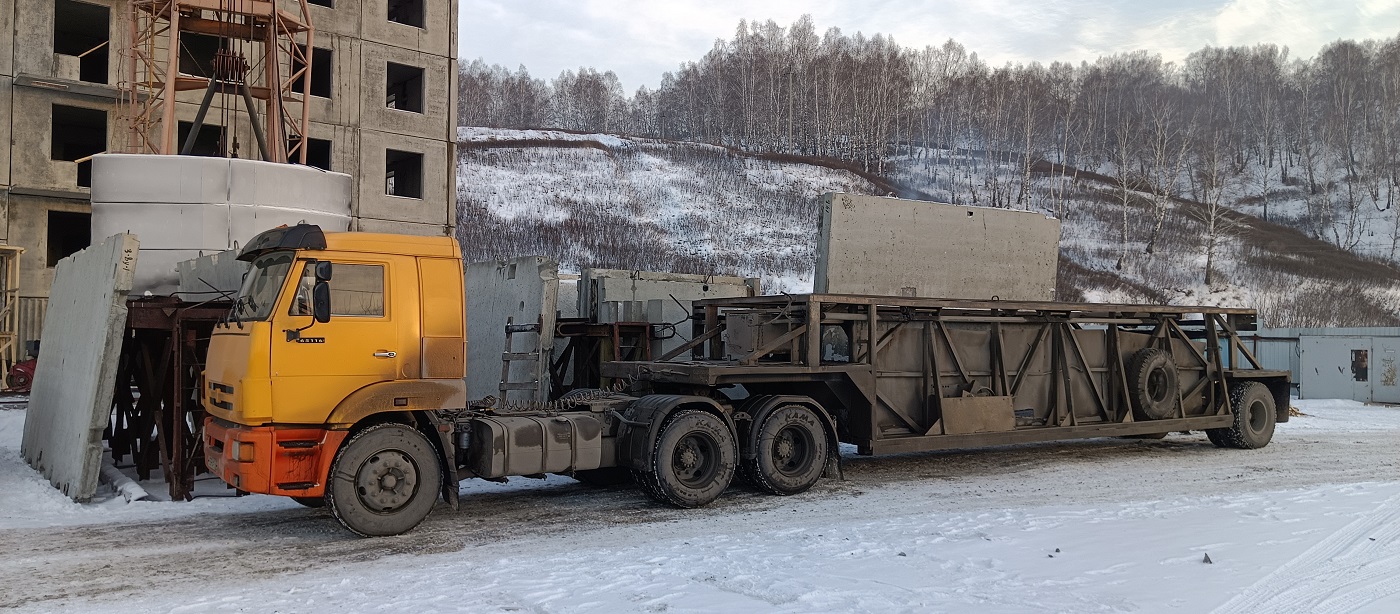 Аренда и услуги панелевозов для перевозки ЖБИ изделий в Калязине