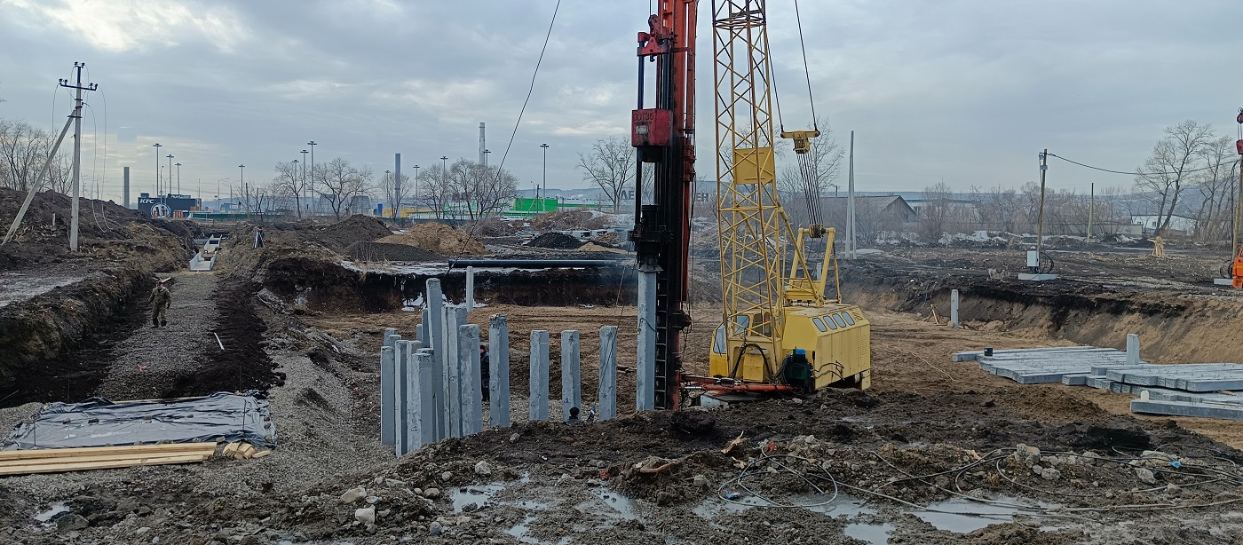 Аренда сваебоя для забивки бетонных свай в Бежецке