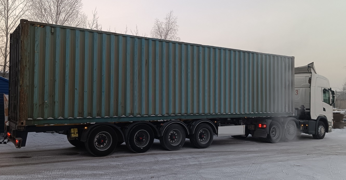 Контейнеровоз для перевозки контейнеров 20 и 40 футов в Твери