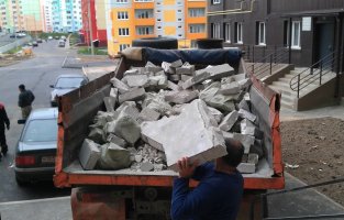 Вывоз и уборка строительного мусора бункерами